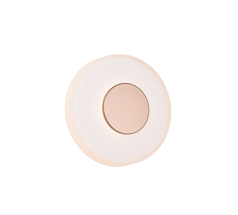 Aplique de pared Celeste LED 10W 3000K regulable marrón café
