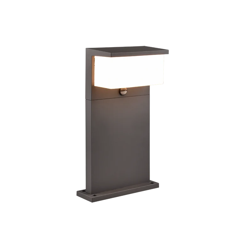 Baliza de exterior Trio Nestos LED antracita 3000K con sensor movimiento IP54 45cm 540969142