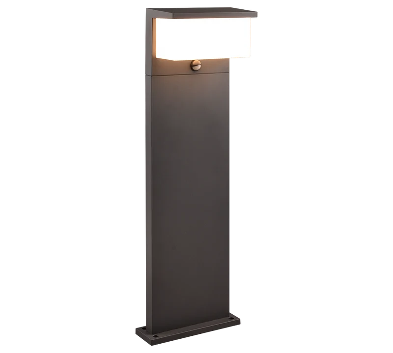 Baliza de exterior Trio Nestos LED antracita 3000K con sensor movimiento IP54 80cm 440969142