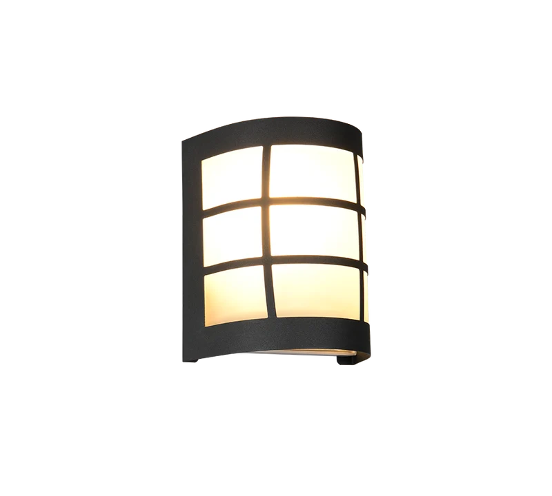 Aplique de exterior Trio Sintra acero inoxidable negro mate IP44 R26456132