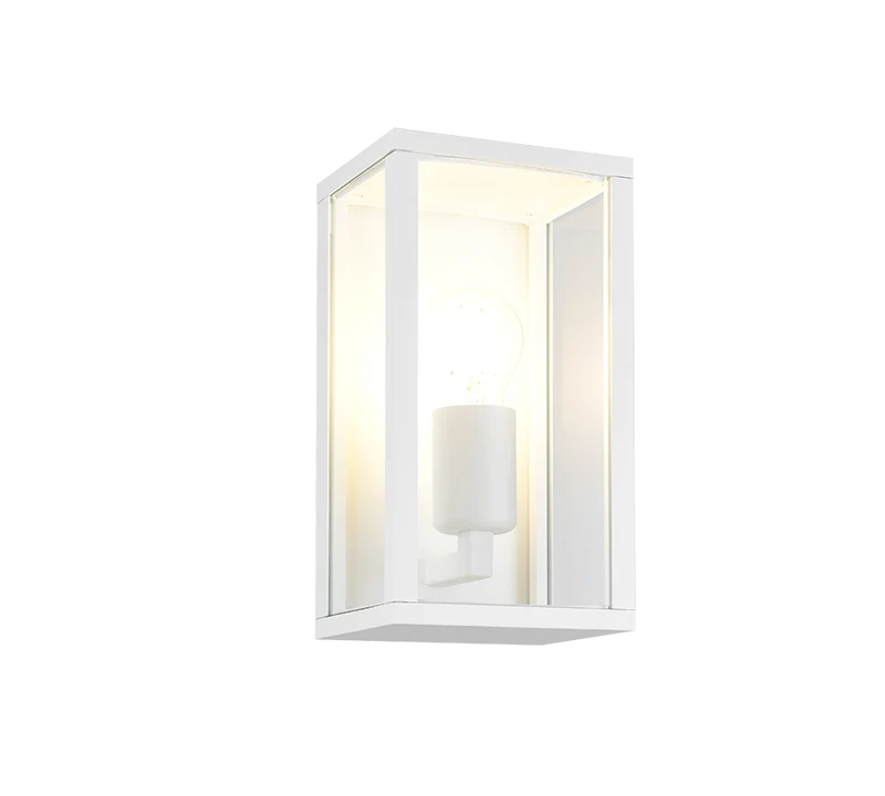 Aplique de exterior Trio Garonne blanco mate IP44 201860131