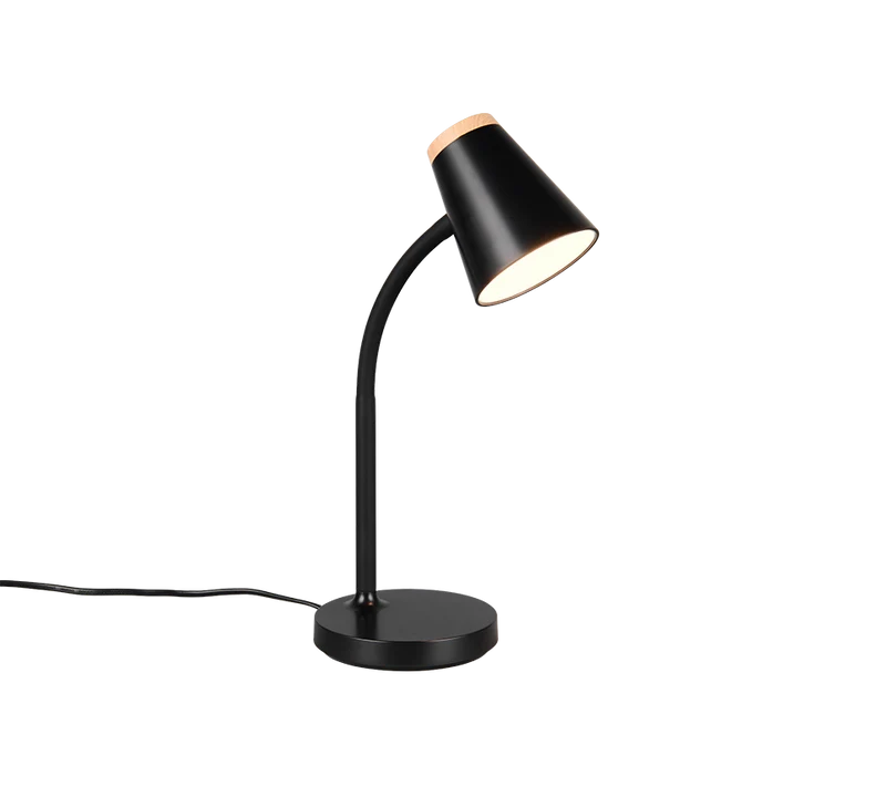 Flexo de sobremesa Trio Pongo LED negro 3000K R55831102