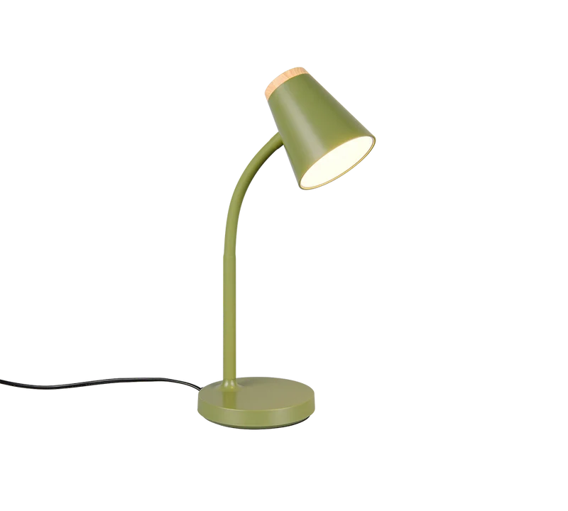 Flexo de sobremesa Trio Pongo LED verde 3000K R55831115