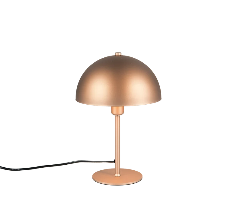 Lámpara de sobremesa Trio Nola marrón café 30,5cm 506200165
