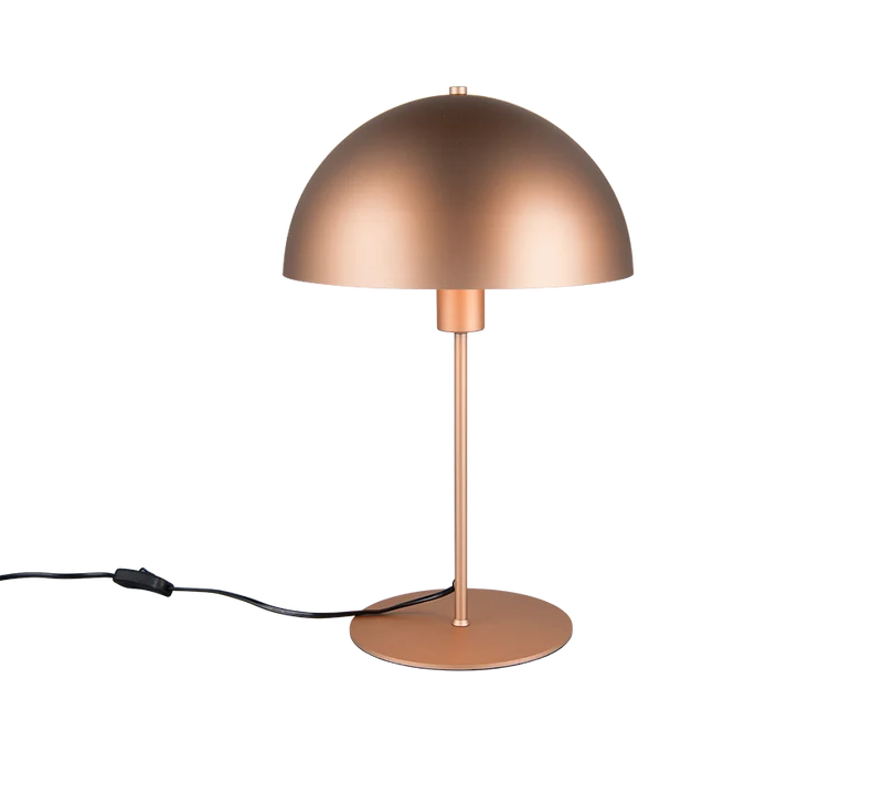 Lámpara de sobremesa Trio Nola marrón café 45cm 506290165