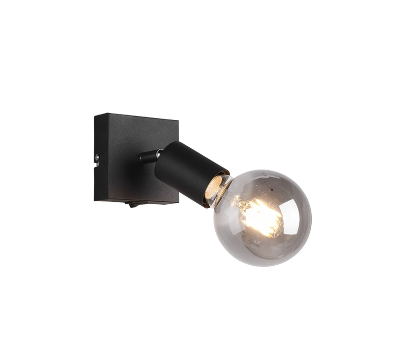 Foco Trio Vannes 1 luces negro R80181732 para cocina y salón