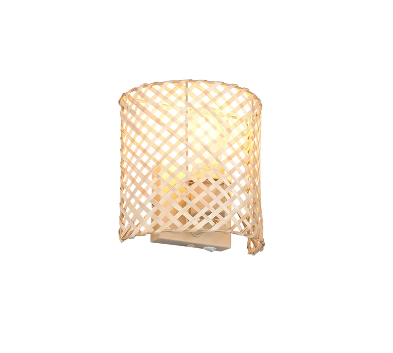 Aplique de pared Trio Bina beige R20101026