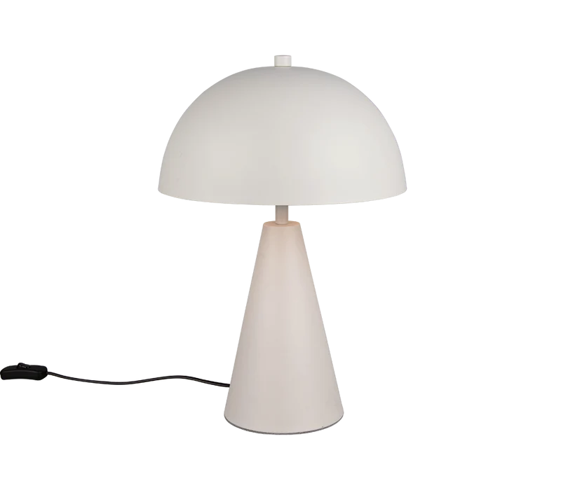 Lámpara de sobremesa Trio Alfie gris cálido 43cm 565000176