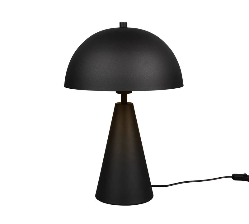 Lámpara de sobremesa Trio Alfie negro mate 43cm 565000132