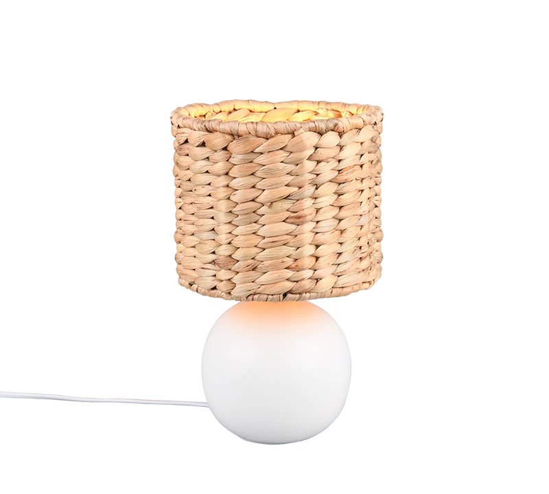 Lámpara de sobremesa Trio Vina blanco pq 518900101