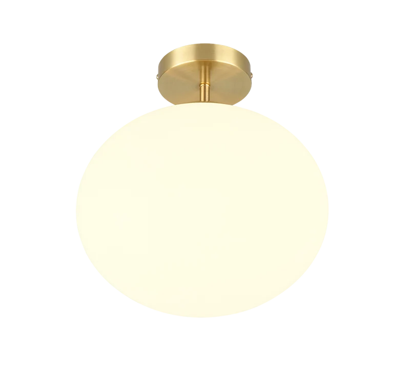 Plafón de techo Trio Fomento bronce mate Ø30cm 663100108