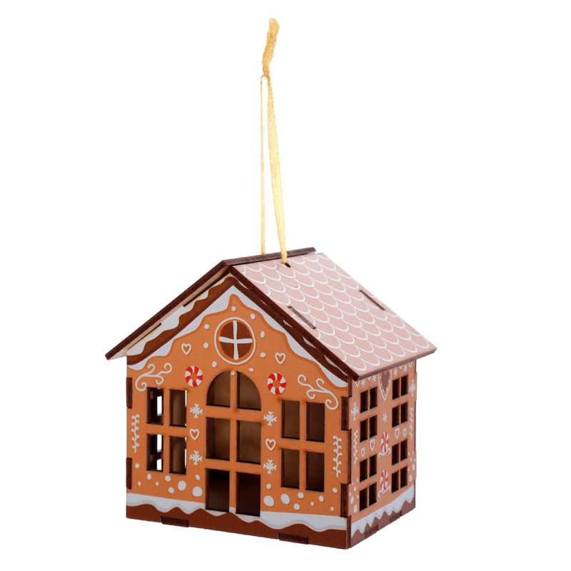 Art.12246 Casita Gengibre 3D 10x10x8cm (aprox) 1pz