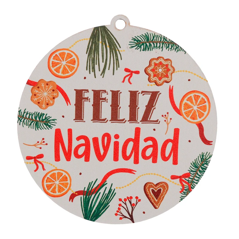 Art.12184 Esfera Navidad 12.5x12cm 1pz