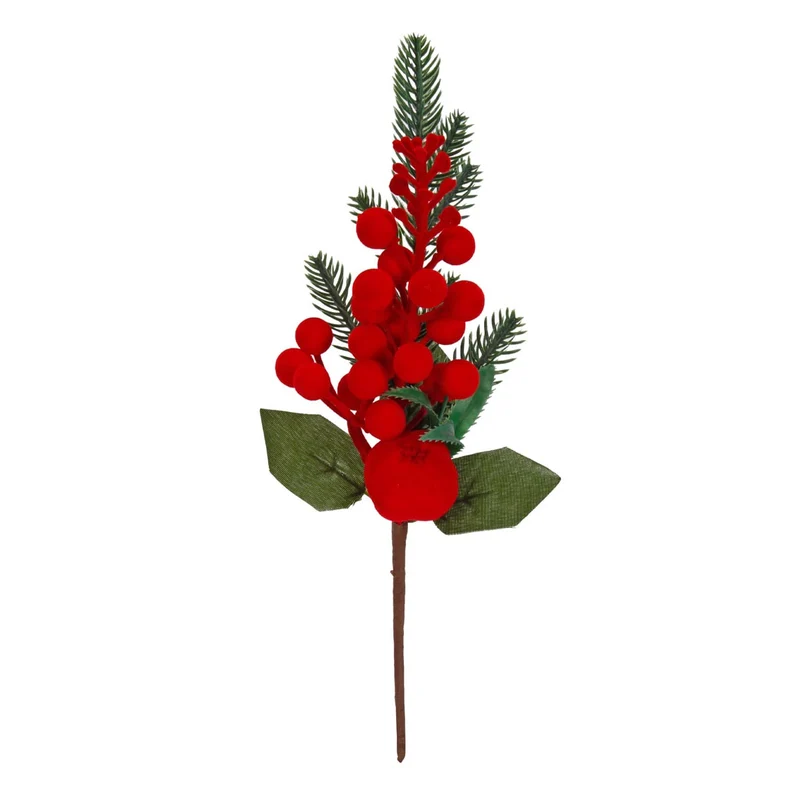 Art.11867 Pick Navidad Cerezas 26cm 1pz