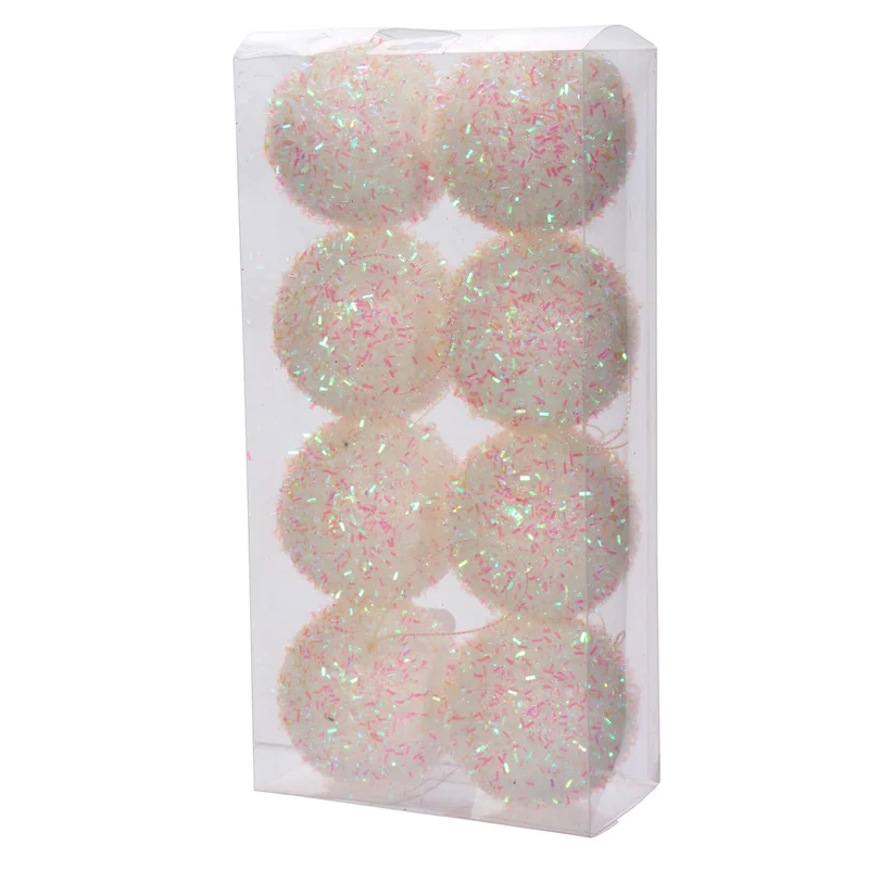 Art.11846 Esfera Escarchada 60cm 8pz