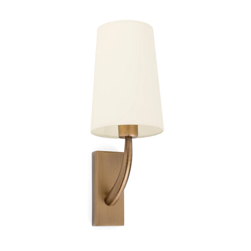 Lámpara de pared aplique Faro Rem E27 LED beige 29681-20