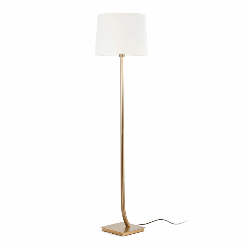 Lámpara de pie salón Faro Rem E27 LED blanco 29687-07