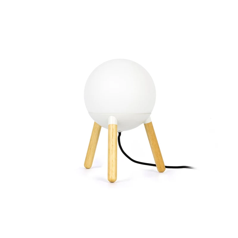 Lámpara de mesa Faro Mine E27 LED opal 28378