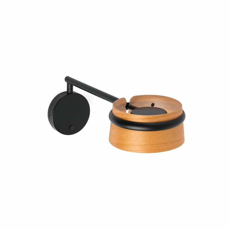 Lámpara de pared aplique Faro Loop LED cerezo 2700K 29566