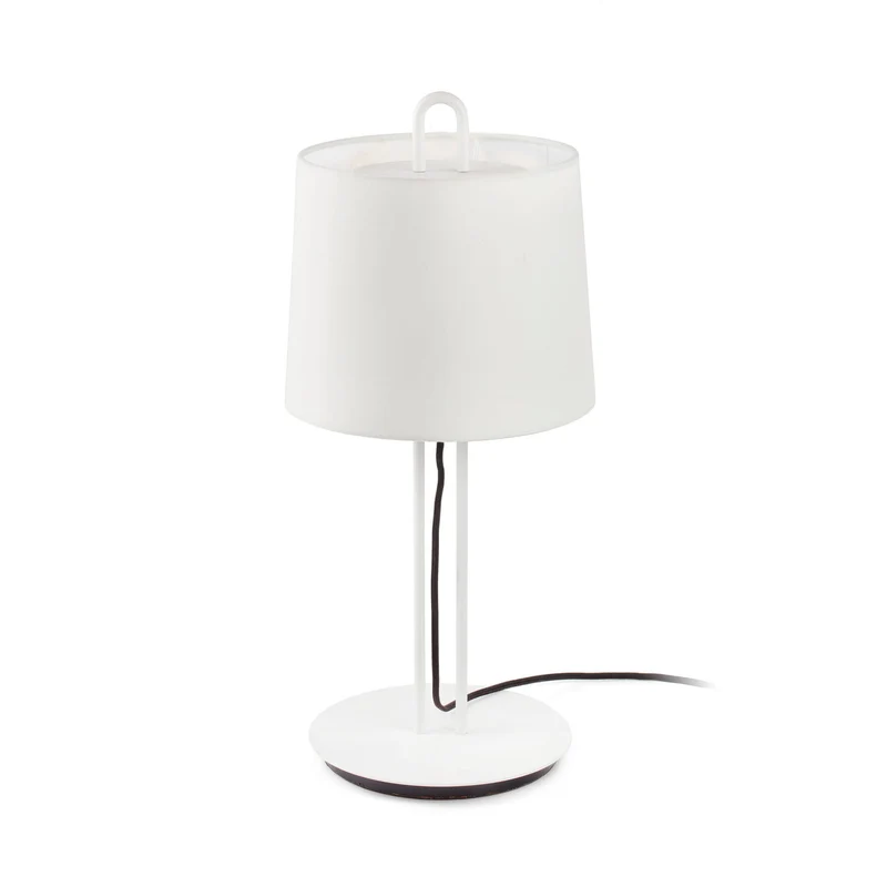 Lámpara de mesa Faro Montreal E27 LED blanco y blanco 24034-04