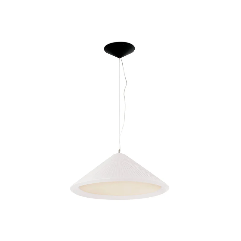 Lámpara de techo colgante Faro Saigon E27 LED blanco Ø70cm 20117