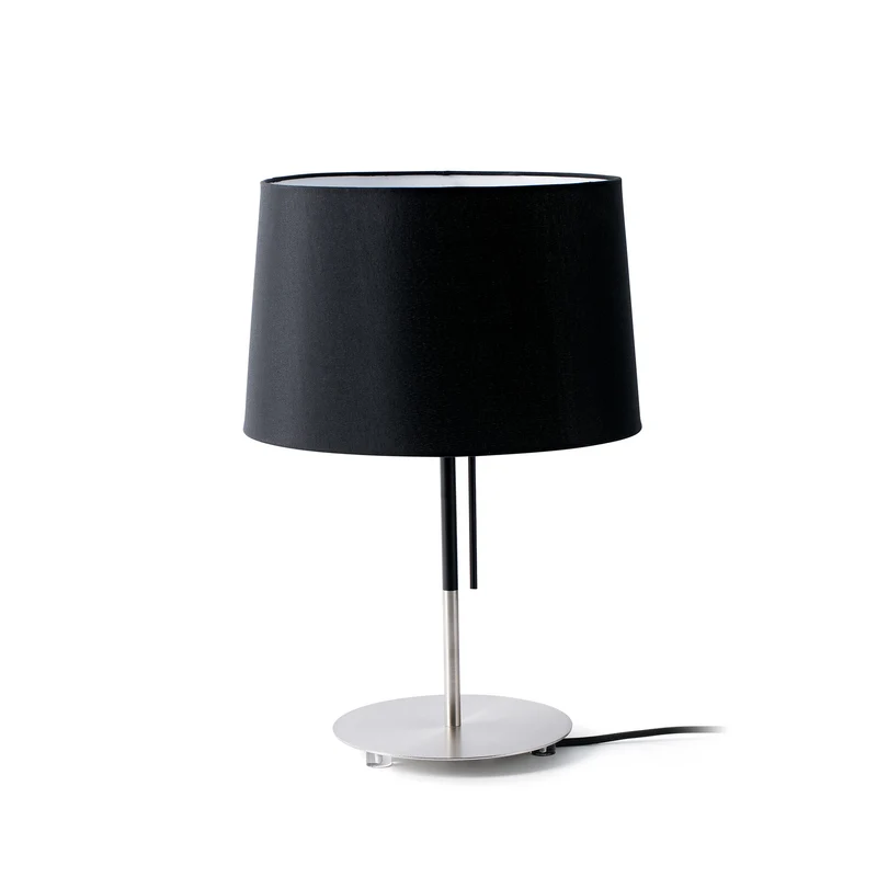 Lámpara de mesa Faro Volta E27 LED negro 20026