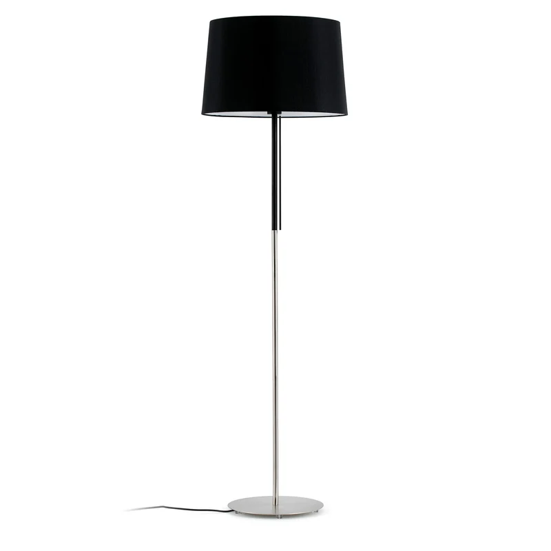 Lámpara de pie salón Faro Volta E27 LED negro 20030