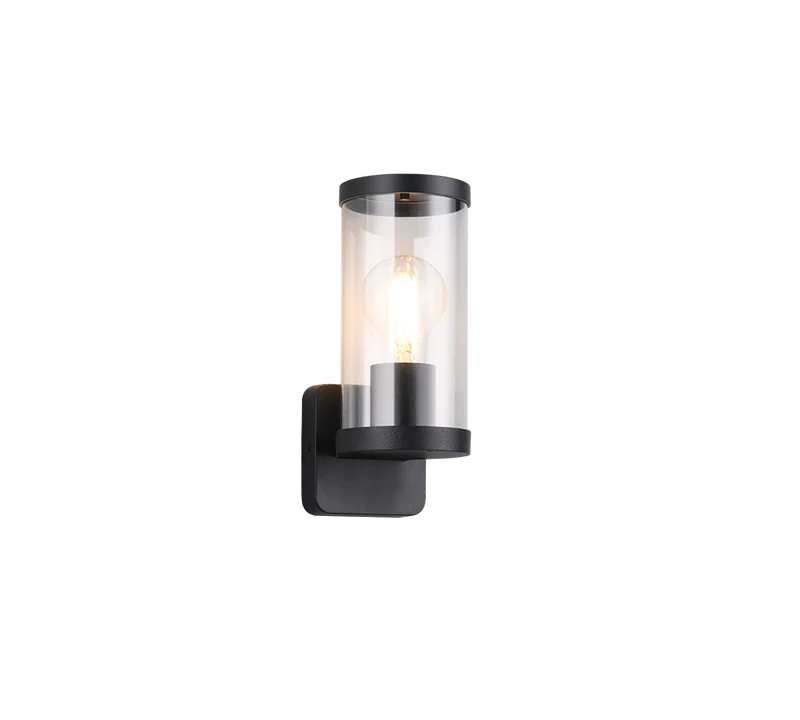 Aplique de exterior Trio Bonito negro mate IP44 R21596132 para jardín