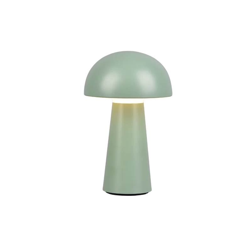 Lámpara de sobremesa de exterior Trio Lennon LED portátil pistaziengrün 3000K IP44 R52176149