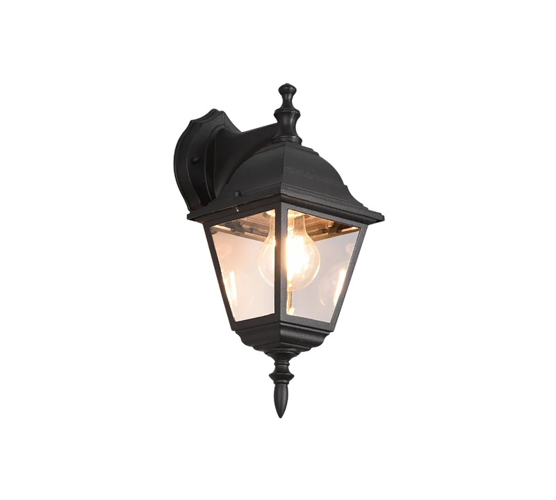 Aplique de exterior Trio Livenza negro mate IP44 34cm 205767132