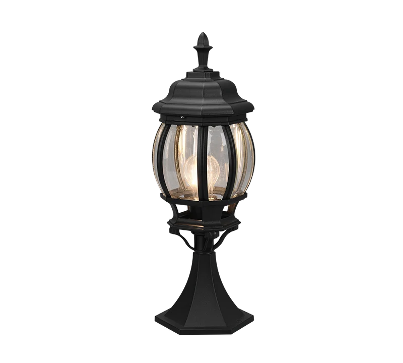 Baliza de exterior Trio Elvo negro mate IP44 49cm 506960132