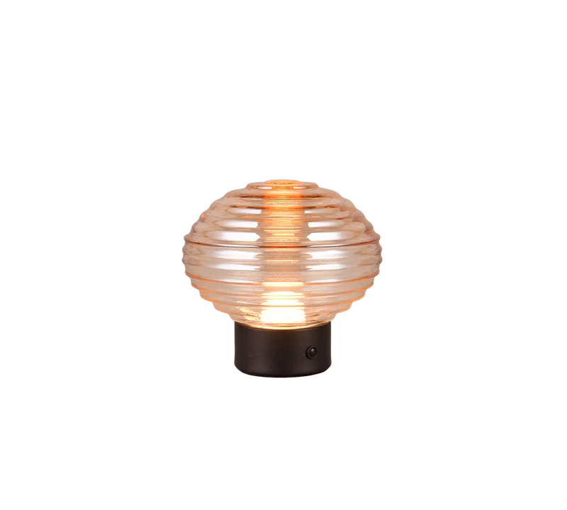 Lámpara de sobremesa Trio Earl táctil tactil ambar R57771113