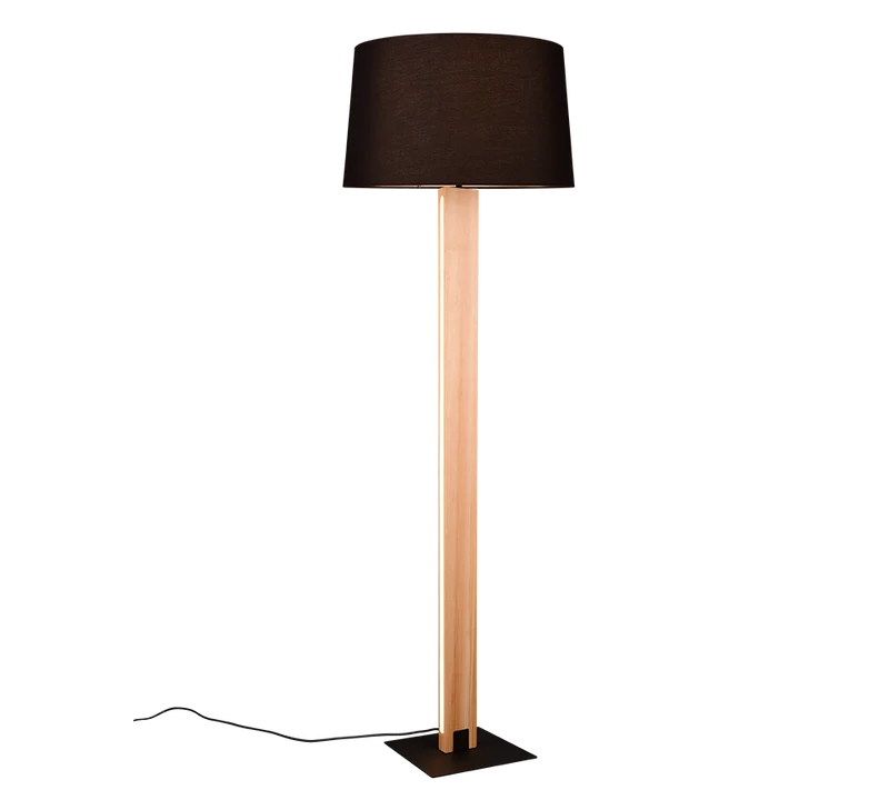 Lámpara de pie Trio Rahul negro mate regulable táctil 150cm 447610232