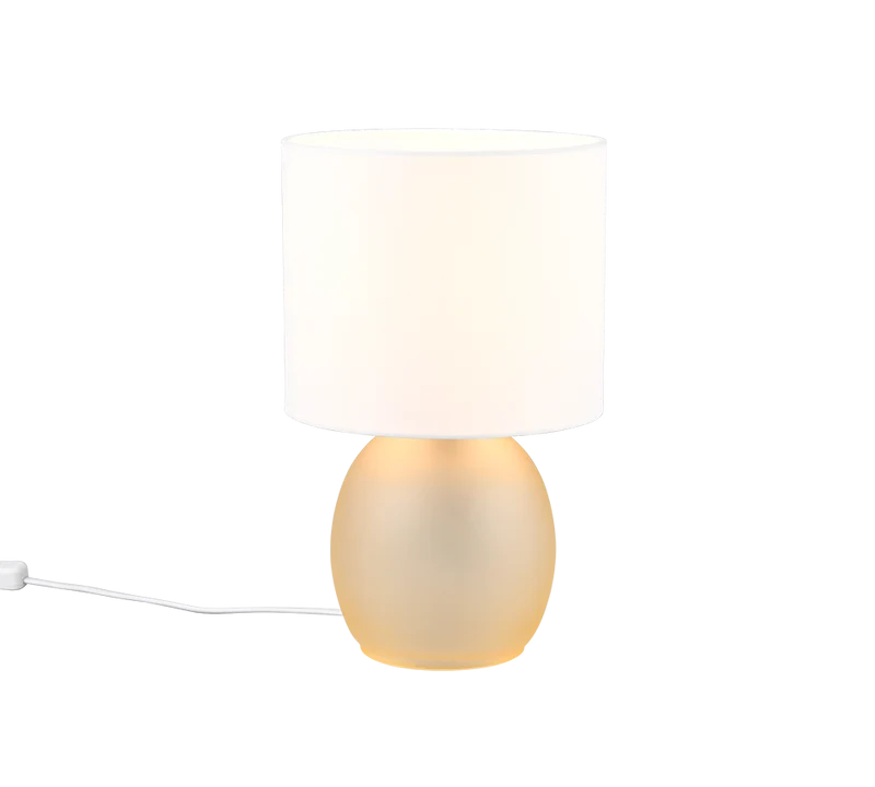 Lámpara de sobremesa Trio Vela blanco ambar 517900113