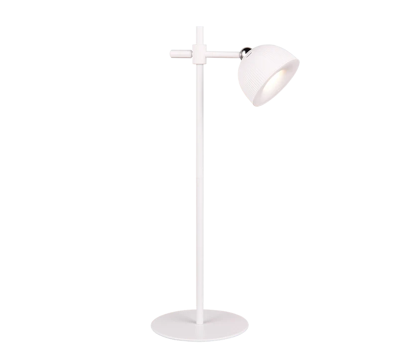 Lámpara de sobremesa Trio Maxima LED portátil blanco 3000K táctil USB 41cm R57791101