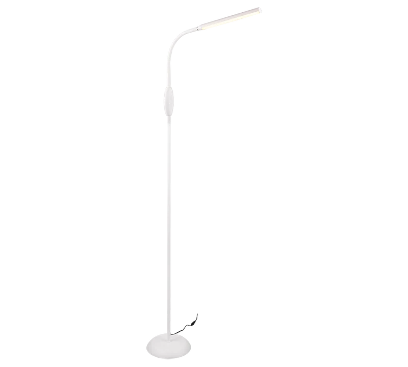 Lámpara de pie Trio Toro LED blanco táctil 145cm R47641101