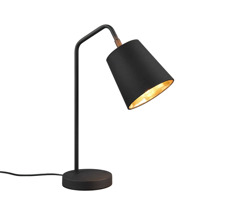 Lámpara de sobremesa Trio Buddy negro ng oro R51721032