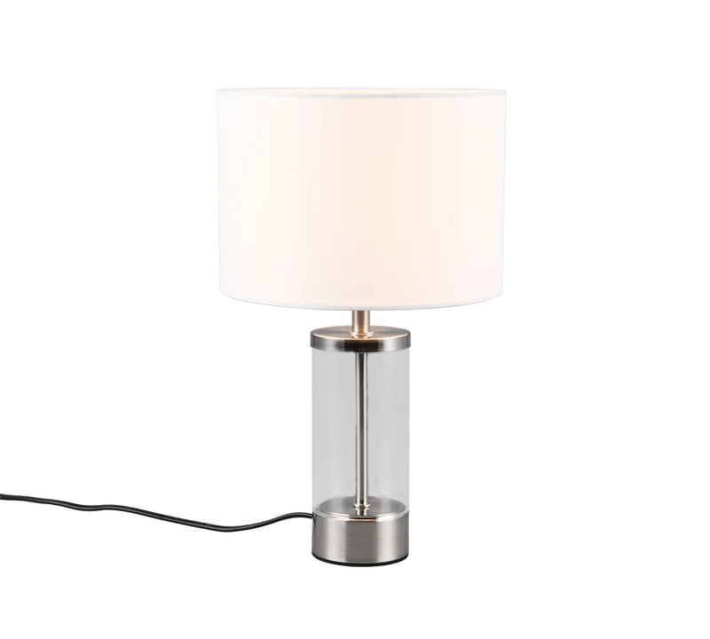 Lámpara de sobremesa Trio Grazia níquel mate R51711007