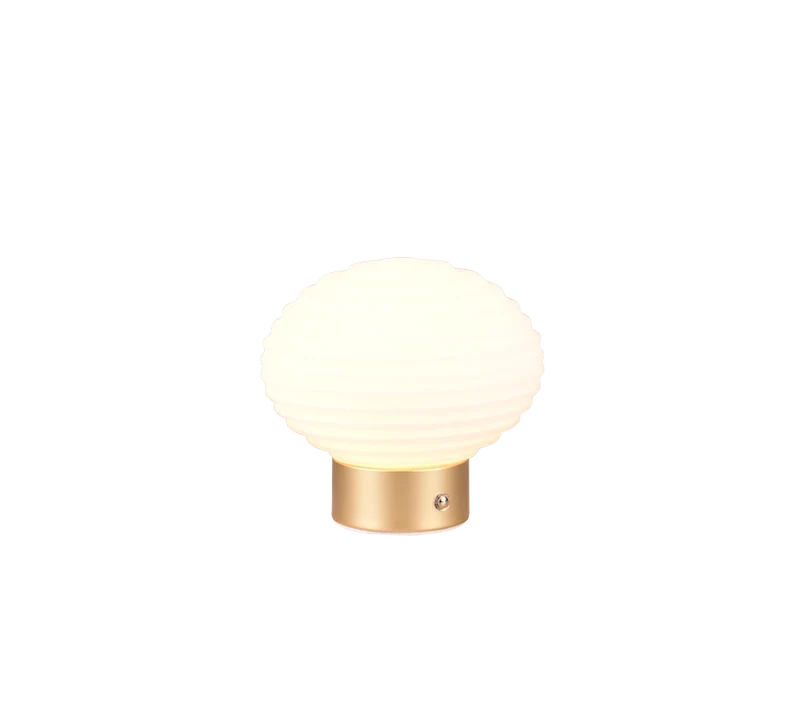 Lámpara de sobremesa Trio Earl bronce táctil tactil mate R57771101