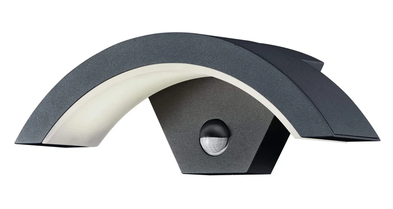 Aplique de exterior Trio Ohio LED antracita 3000K con sensor movimiento IP54 220969142