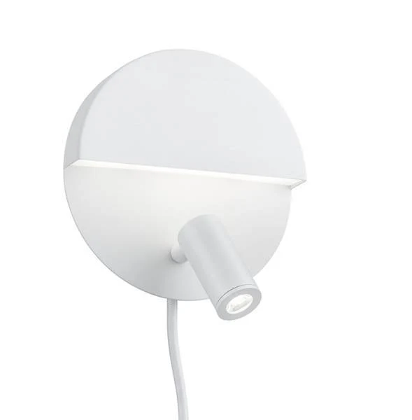 Aplique de pared Trio Mario LED blanco mate 3000K 222370231