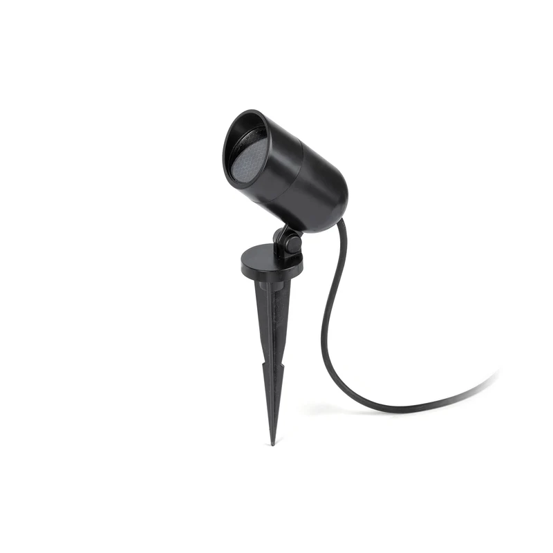 Estaca/Pincho de exterior Faro Luca 25cm GU10 LED negro IP65 70298