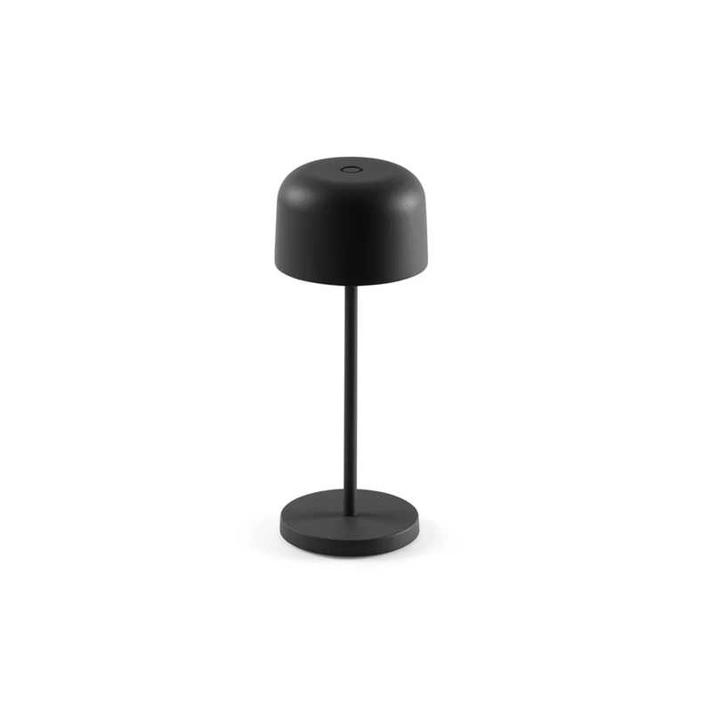 Lámpara de mesa de exterior portátil Faro Mavis 20cm LED negro mate 2700K IP54 180° 71920