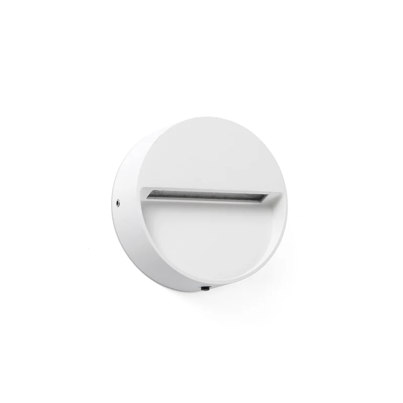 Aplique de exterior Faro Dune LED blanco brillo 2200-4000K IP65 120° CCT redondo 3W 71961