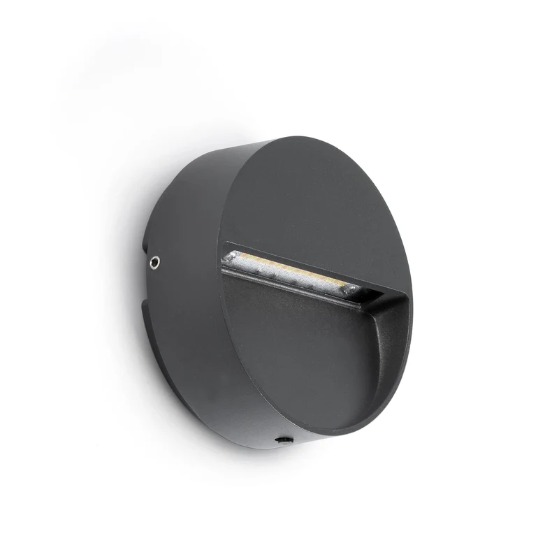 Aplique de exterior Faro Dune LED blanco brillo 2200-4000K IP65 120° CCT redondo 3W 71960