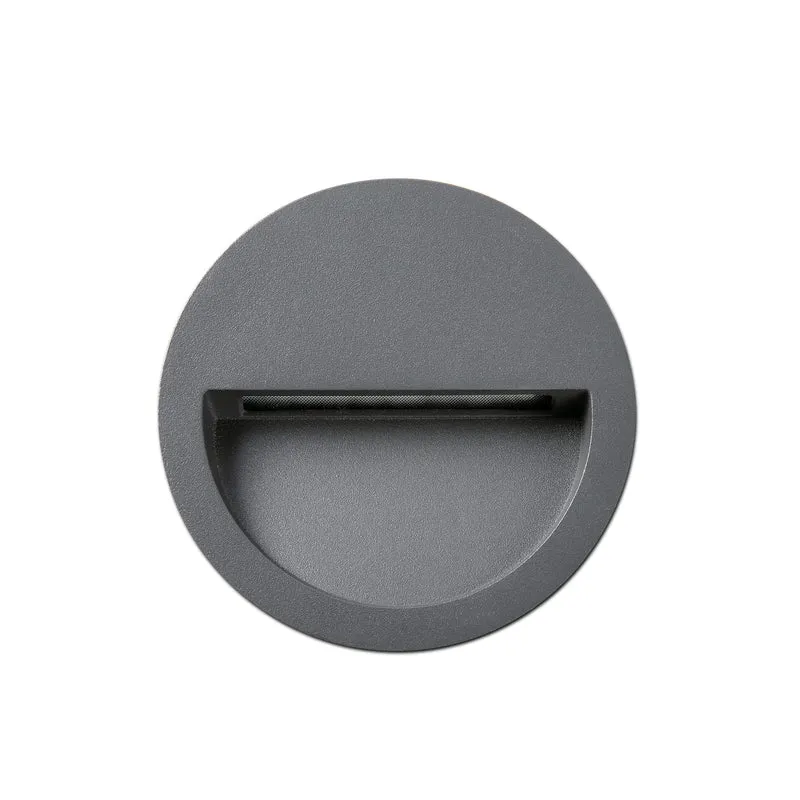 Empotrable de pared exterior Faro Poma 11cm LED blanco brillo 2200-4000K IP65 120° 3W CCT 71969