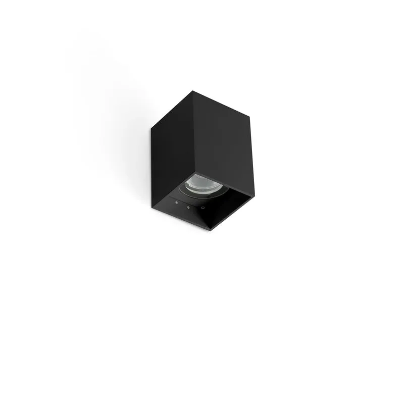 Aplique de exterior Faro Kov 11cm 1 luz LED negro 2700K IP65 30° 34° cuadrado 71792-223