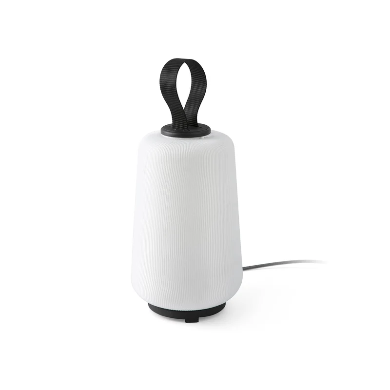 Lámpara de mesa de exterior portátil Faro Muna 34cm E27 LED blanco IP54 opal 72150