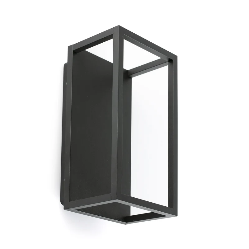 Aplique de exterior Faro Kela 25cm LED negro 2700K IP54 70850