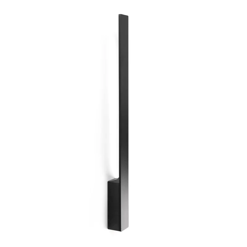 Aplique de exterior Faro Lime 60cm LED negro 2700-4000K IP65 regulable CCT 5W translúcido 71800